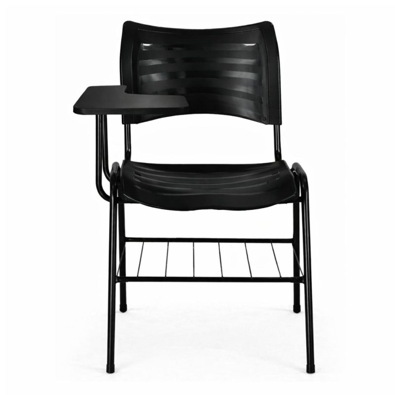 Cadeira Universitária Plástica Prancheta PLÁSTICA - COR PRETO - 54014