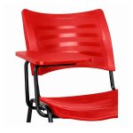 Cadeira Universitária Plástica Prancheta PLÁSTICA - COR VERMELHO - 54012