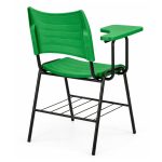 Cadeira Universitária Plástica Prancheta PLÁSTICA - COR VERDE - 54112