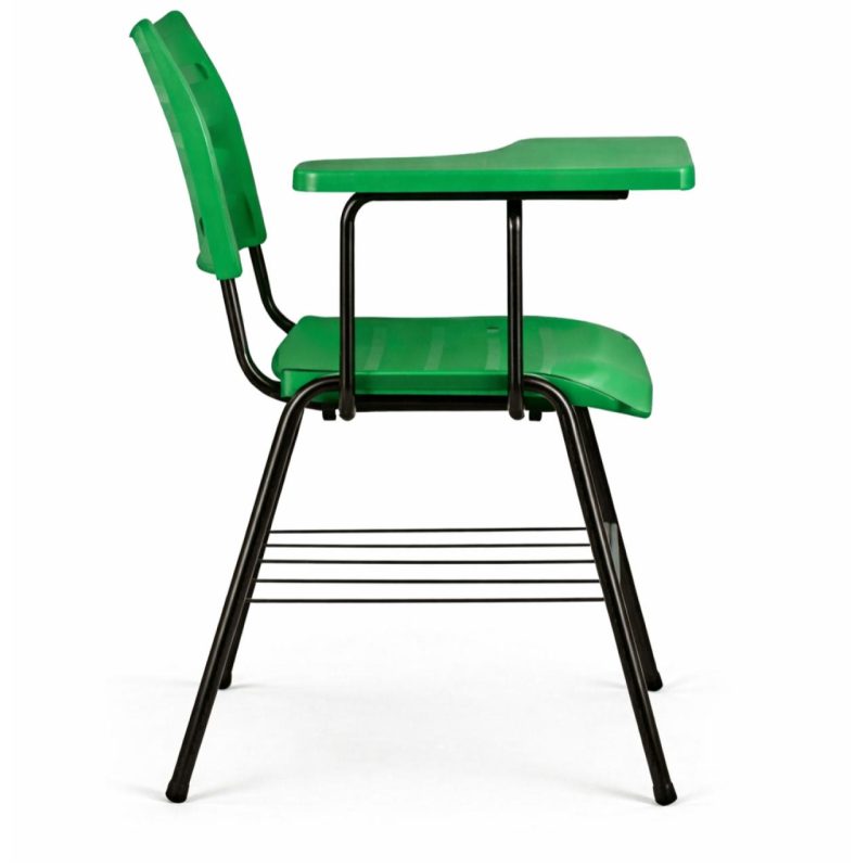 Cadeira Universitária Plástica Prancheta PLÁSTICA - COR VERDE - 54112