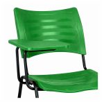 Cadeira Universitária Plástica Prancheta PLÁSTICA - COR VERDE - 54112