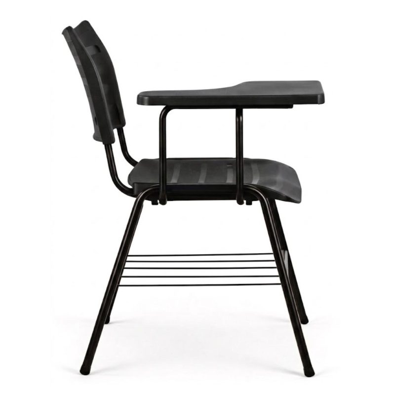 Cadeira Universitária Plástica Prancheta PLÁSTICA - COR PRETO - 54014