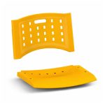 Cadeira Plástica Universitária PRANCHETA PLÁSTICA com Porta Livros - Cor Amarela - 32021