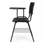 Carteira Universitária PRANCHETA PLÁSTICA c/ Porta Livros - Cor Preto - REALPLAST - 32013