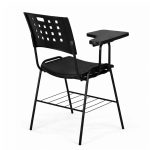 Carteira Universitária PRANCHETA PLÁSTICA c/ Porta Livros - Cor Preto - REALPLAST - 32013