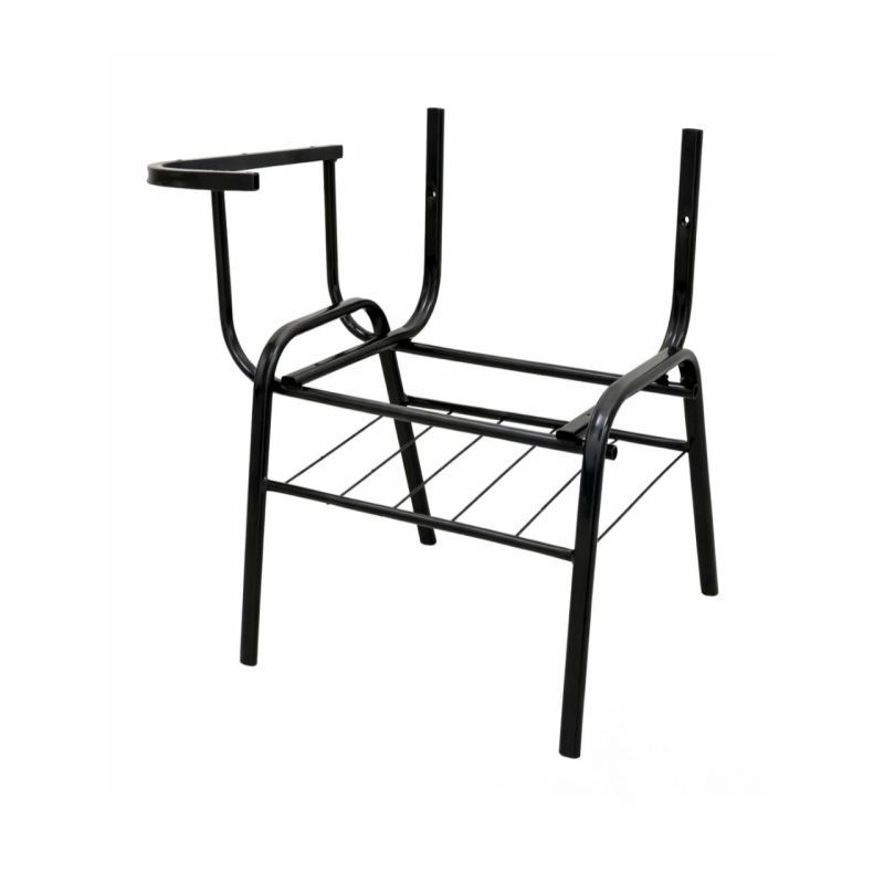 Cadeira Universitária Plástica com PRANCHETA de MDF - Cor Preto - 32001