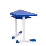 Mesa Hexagonal INFANTIL com Porta Livro - Cor Azal - 42802