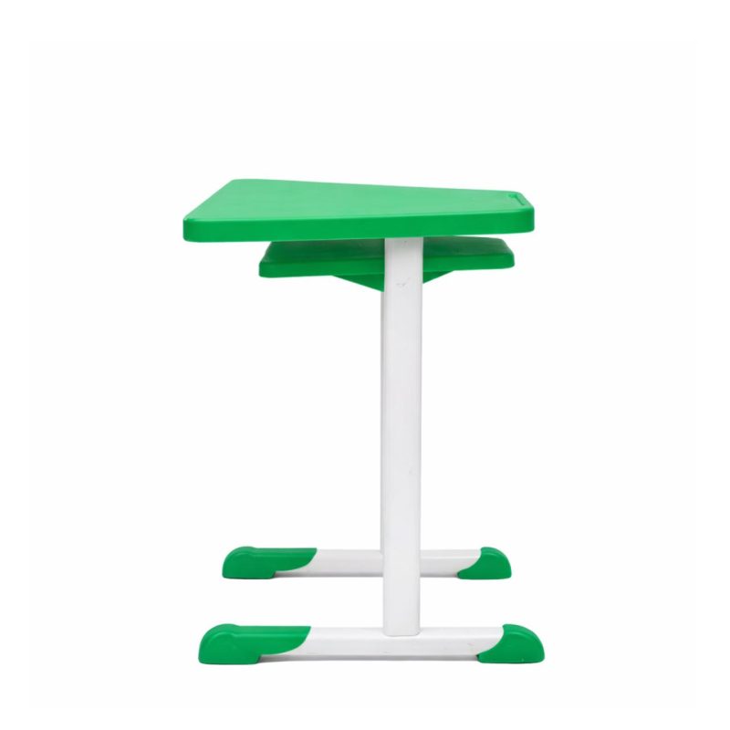 Mesa Hexagonal INFANTIL com Porta Livro - Cor Verde - 42804