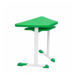 Mesa Hexagonal INFANTIL com Porta Livro - Cor Verde - 42804