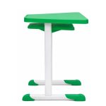 Mesa Hexagonal JUVENIL com Porta Livro - Cor Verde - 45804