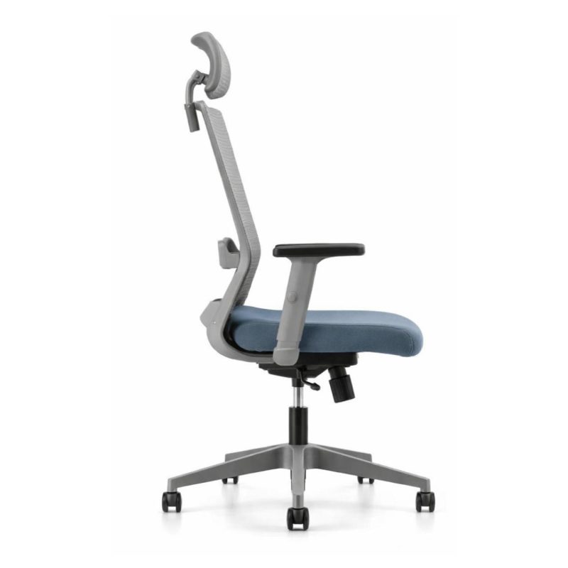 Cadeiras Escritório Cadeira Escritório Presidente Tela VOLT Frisokar- COR CINZA - 30091