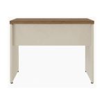 Móveis para Escritório Mesa de Escritório Executiva Reta com Gavetas - 1,50m x 0,60m (Tampo 40mm) - Nogal Sevilha / Champanhe - 34318