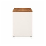 Móveis de Madeira Mesa de Escritório 1,70×0,70m Sem Gavetas NOGAL SEVILHA/BRANCO – 34307