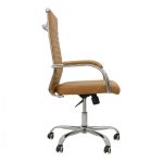 Cadeiras Escritório Cadeira de Escritório Presidente LONDON Giratória - Base Cromada - Corino Fendi - 31091