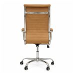 Cadeiras Escritório Cadeira de Escritório Presidente LONDON Giratória - Base Cromada - Corino Fendi - 31091