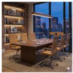 Cadeiras Escritório Cadeira de Escritório Presidente LONDON Giratória - Base Cromada - Corino Fendi - 31091