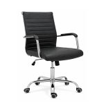 Cadeiras Escritório Cadeira de Escritório Diretor LONDON Giratória - Corino Preto - 31094