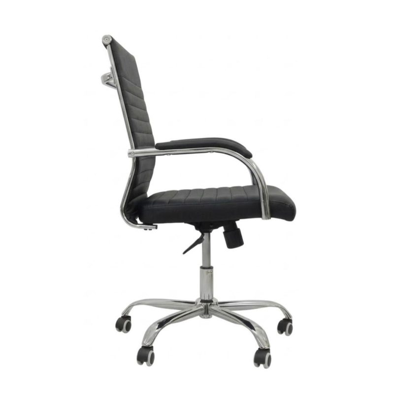 Cadeiras Escritório Cadeira de Escritório Diretor LONDON Giratória - Corino Preto - 31094