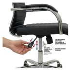 Cadeiras Escritório Cadeira de Escritório Diretor LONDON Giratória - Corino Preto - 31094