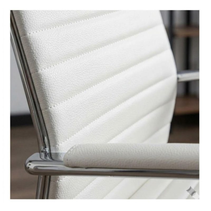 Cadeiras Escritório Cadeira de Escritório Diretor LONDON Giratória - Corino Branco - 31095