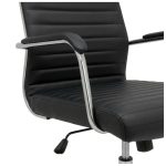 Cadeiras Escritório Cadeira de Escritório Diretor LONDON Giratória - Corino Preto - 31094