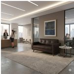 Sem categoria Sofá para Escritório 02 Lugares Slim Roma – Design Retrô com Pés Palito - Corino Café - 62401