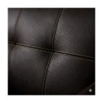 Sem categoria Sofá para Escritório 02 Lugares Slim Roma – Design Retrô com Pés Palito - Corino Café - 62401