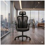 Sem categoria Cadeira Presidente Giratória com Apoio de Cabeça VANCOUVER - Linha Premium - 30030