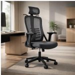 Sem categoria Cadeira Presidente Giratória com Apoio de Cabeça VANCOUVER - Linha Premium - 30030