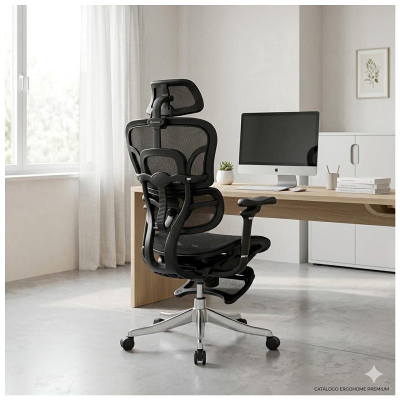 Sem categoria Cadeira Presidente Giratória com Apoio de Cabeça EVEREST - Linha Premium - 30071