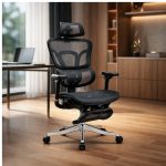 Sem categoria Cadeira Presidente Giratória com Apoio de Cabeça EVEREST - Linha Premium - 30071