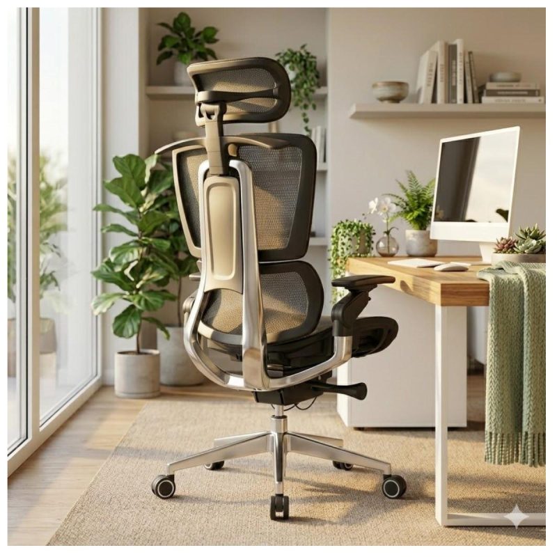 Cadeiras Escritório Cadeira Presidente Giratória com Apoio de Cabeça APEX - Linha Premium - 30073