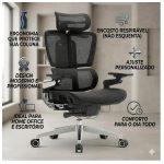 Cadeiras Escritório Cadeira Presidente Giratória com Apoio de Cabeça APEX - Linha Premium - 30073