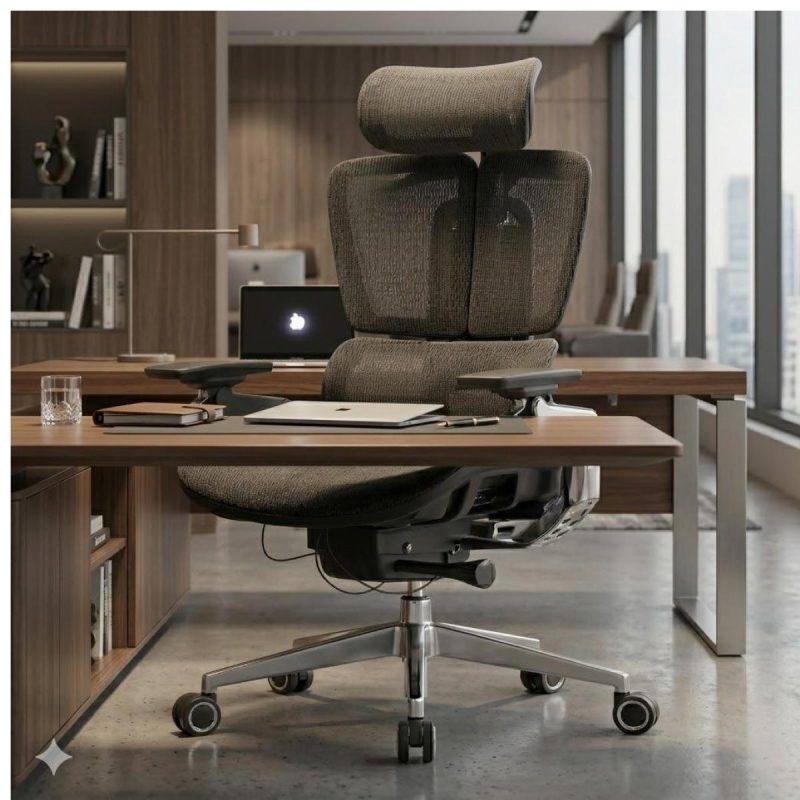 Cadeiras Escritório Cadeira Presidente Giratória com Apoio de Cabeça APEX - Linha Premium - 30073