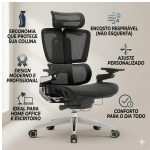 Cadeiras Escritório Cadeira Presidente Giratória com Apoio de Cabeça APEX - Linha Premium - 30073