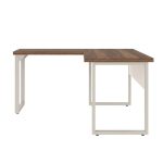 Móveis para Escritório Escrivaninha para Escritório e Home Office Amadeirada - 1,50x1,50m - Nogal Sevilha / Champanhe - 34329