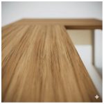 Móveis para Escritório Escrivaninha para Escritório e Home Office Amadeirada - 1,50x1,50m - Nogal Sevilha / Champanhe - 34329