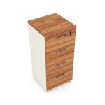 Móveis para Escritório Arquivo para Escritório 4 Gavetas com Chave e Suporte para Pasta Suspensa - Gaveteiro Organizador 127x46cm - 34314
