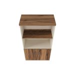 Móveis para Escritório Armário para Escritório com Chave e Prateleiras 161x80x45cm Nogal Sevilha - 34316
