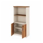 Móveis para Escritório Armário para Escritório com Chave e Prateleiras 161x80x45cm Nogal Sevilha - 34316