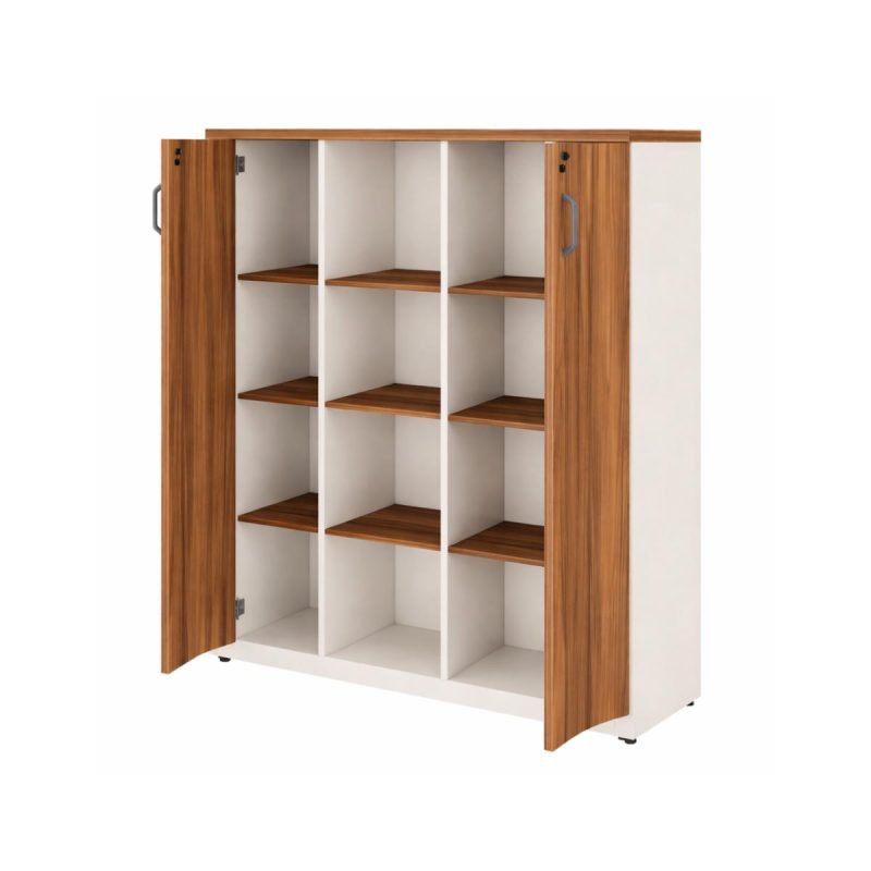 Móveis para Escritório Armário para Escritório Organizador de Documentos com Chave 161x120x45cm - 34415