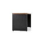 Móveis para Escritório Mesa para Computador 120cm Robusta Tampo 40mm  e Gavetas - Escrivaninha de Trabalho e Estudo - Sevilha / Preto - 21471