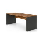 Móveis para Escritório Mesa para Computador 150cm Robusta Tampo 40mm - Escrivaninha de Trabalho e Estudo -  Sevilha / Preto - 21472