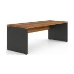 Móveis para Escritório Mesa para Computador 170cm Robusta Tampo 40mm - Escrivaninha de Trabalho e Estudo -  Sevilha / Preto - 21474
