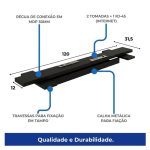 Móveis para Escritório Estação de Trabalho Dupla 1,20x1,35m 02 Lugares c/ Gavetas c/ ponto de tomada - Workstart - Nogal Sevilha - 63086