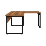 Móveis para Escritório Mesa de Escritório em L Diretor Premium 150x150cm Tampo 40mm – Sevilha / Preto - 24476