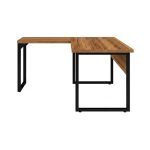 Móveis para Escritório Mesa de Escritório em L Diretor Premium 150x150cm Tampo 40mm – Sevilha / Preto - 24476