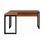 Móveis para Escritório Mesa de Escritório em L Diretor Premium 150x150cm Tampo 40mm – Sevilha / Preto - 24476