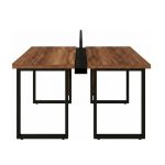 Móveis para Escritório Mesa de Escritório Dupla Industrial 120cm Tampo 40mm - Sevilha / Preto