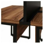 Móveis para Escritório Mesa de Escritório Dupla Industrial 120cm Tampo 40mm - Sevilha / Preto